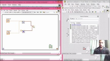 LABVIEW Spectrum Analyzer Tutorial (ELEC100 Final Project CUFE)