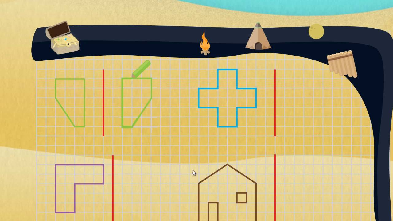 Spiegelbilder zeichnen ★ Mathematik Klasse 1 - YouTube