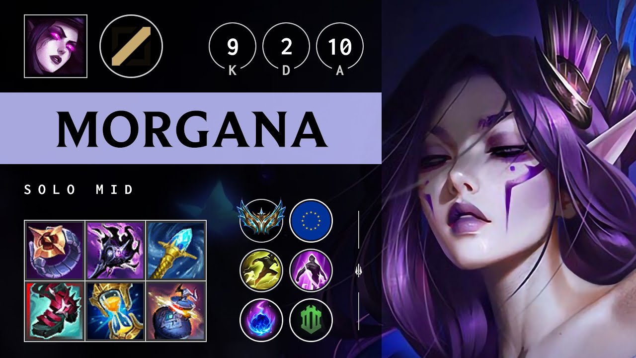 Morgana Mid vs Tristana - EUW Challenger Patch 25.18