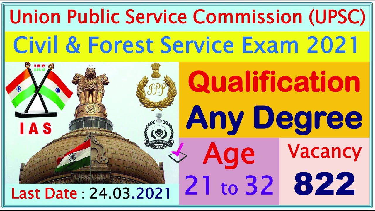 UPSC CSE & IFS (Pre) Recruitment 2021 | Tamil | Apply Online for 822 Vacancy