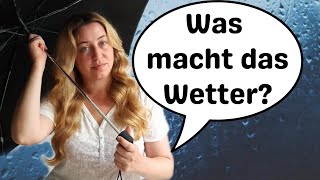 German Weather Phrases and Vocabulary