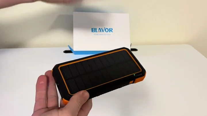 How to Use + Review of Blavor Solar Power Bank