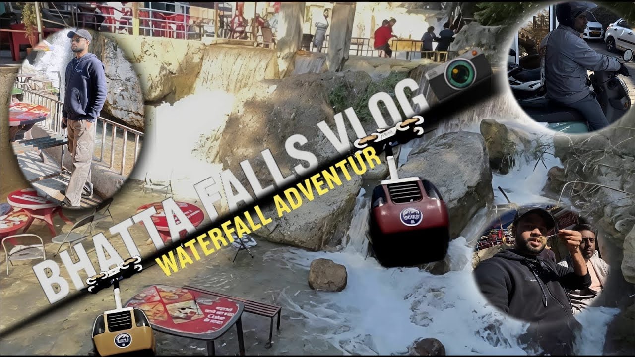 Exploring Bhatta Fall Mussoorie | Ropeway Ride & Water Fun 🌊 