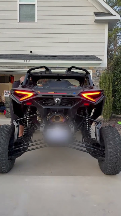 Can am Maverick R with RPM sport exhaust #rpm #canam