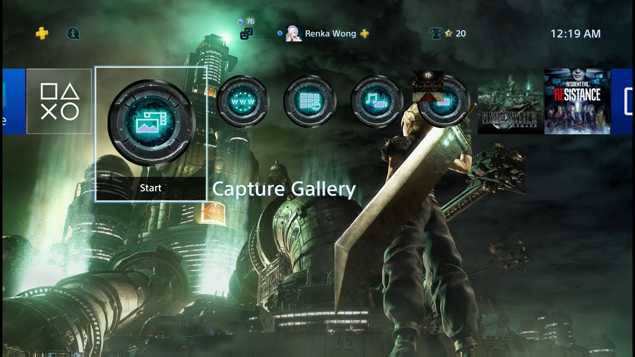 Get These Final Fantasy 7 Remake PS4 Themes for Free and Here's How - MP1st