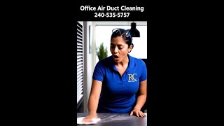 Office air duct cleaning in Washington DC, Maryland and VA RC Duct Cleaning 240-535-5757 #shorts