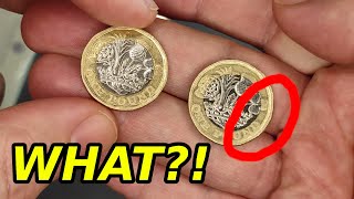 Royal Mint One Pound Coin Error (£1 collar/rim error)