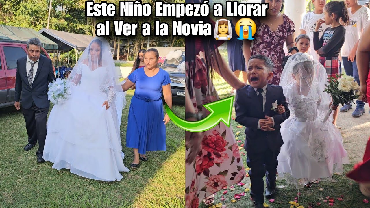 🚨Urg3nte EDISITO Empezó a Llorar😭 Al ver llegar a la Novia👰‍♀️ Jamas Imaginamos que esto Pasara?😱