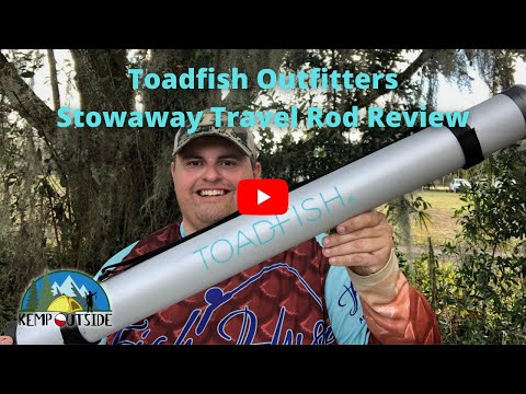 Toadfish Travel Rod - Travel Spinning Rod Review — Texas Kayak Fisher