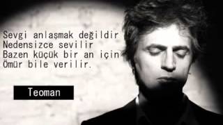 Teoman Sevdim Seni Bir Kere