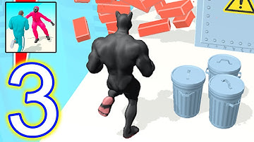 Muscle Rush - Smash Running - Gameplay Walkthrough Part 3 (iOS, Android)