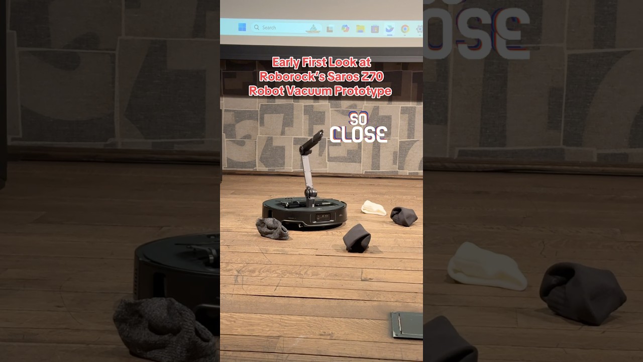 First Look: Roborock Saros Z70 Vac-Mop Prototype