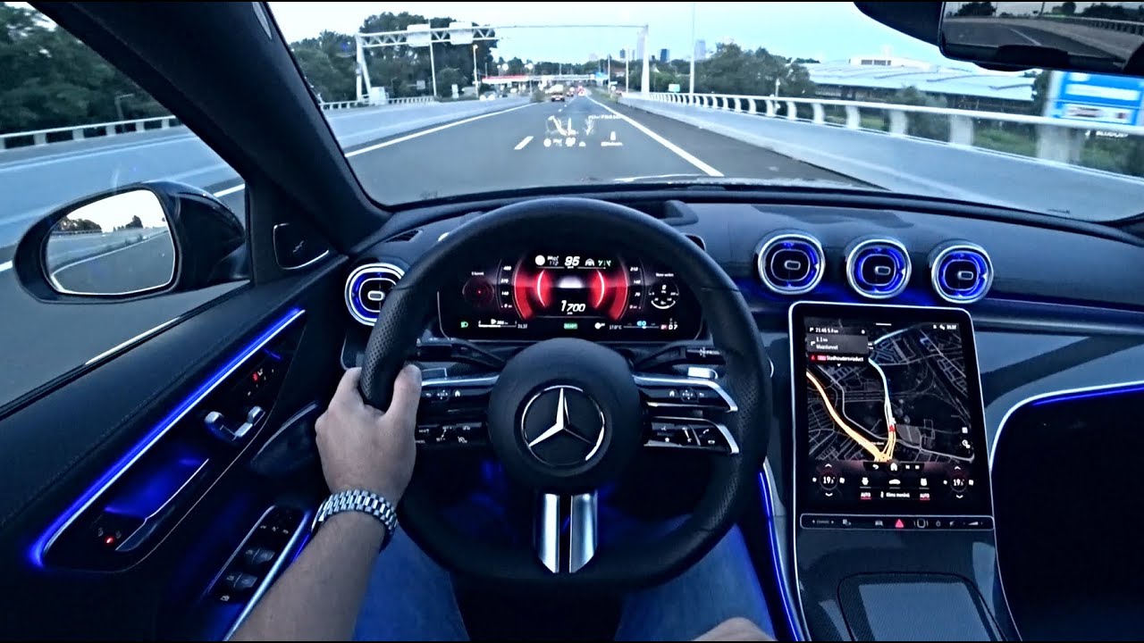The New Mercedes C Class 2023 Test Drive - YouTube