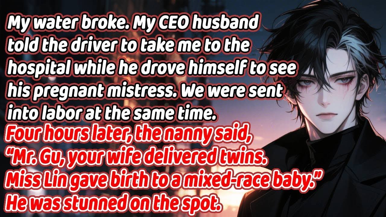 My water broke. He rushed to his pregnant mistress. I bore twins. She bore a mixed baby—he froze.