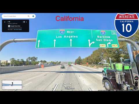 Interstate 10 - California westbound