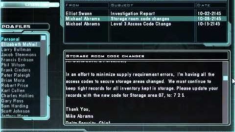 Doom 3 - Elizabeth Mcneil PDA