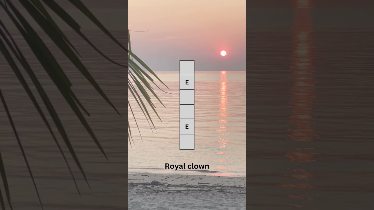 Crossword #6 is 'Royal clown'. Comment your answers