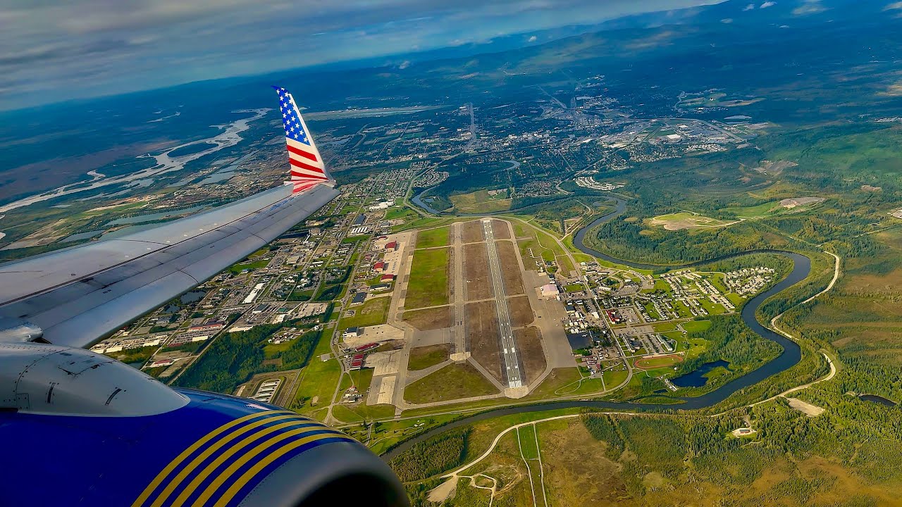 [4K] – Full Flight – Alaska Airlines – Boeing 737-890 – ANC-FAI – N570AS – AS57 – IFS 966