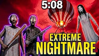 Granny 3 - Nightmare With Slendrina Balloon Escape in Extreme