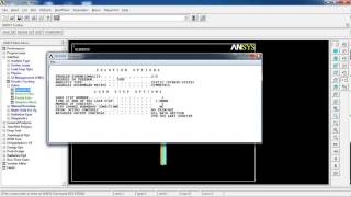 ANSYS - Lesson 04: Coduction and Convection through Wall, Temp vs Dist Plot