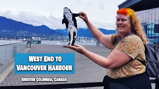 West End to Vancouver City Harbour (VANCOUVER WALK) 2022  British Columbia, Canada