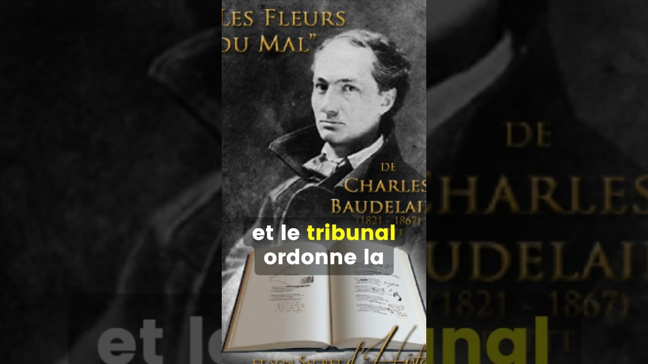 Baudelaire a été condamné pour outrage à la morale publique | Vies insolites d'écrivains