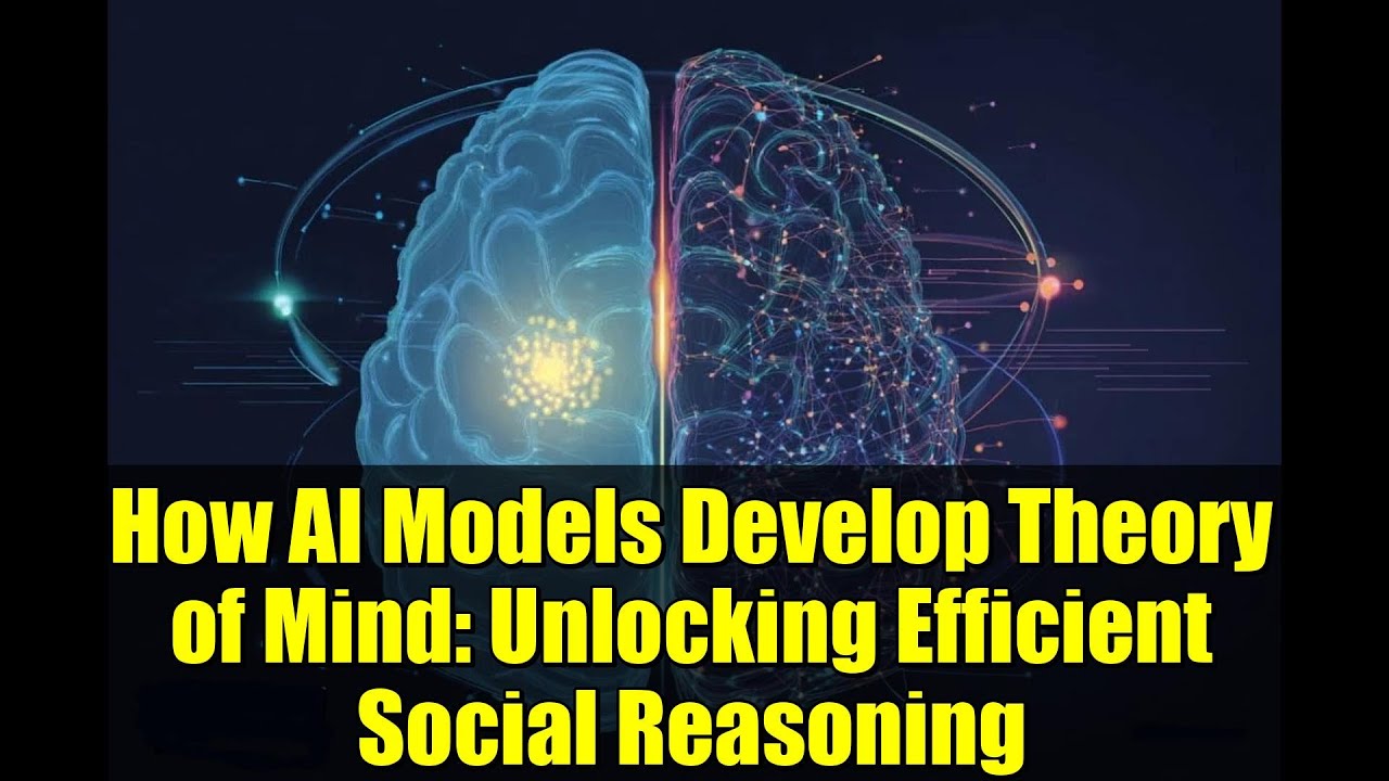 How AI Models Develop Theory of Mind: Unlocking Efficient Social Reasoning