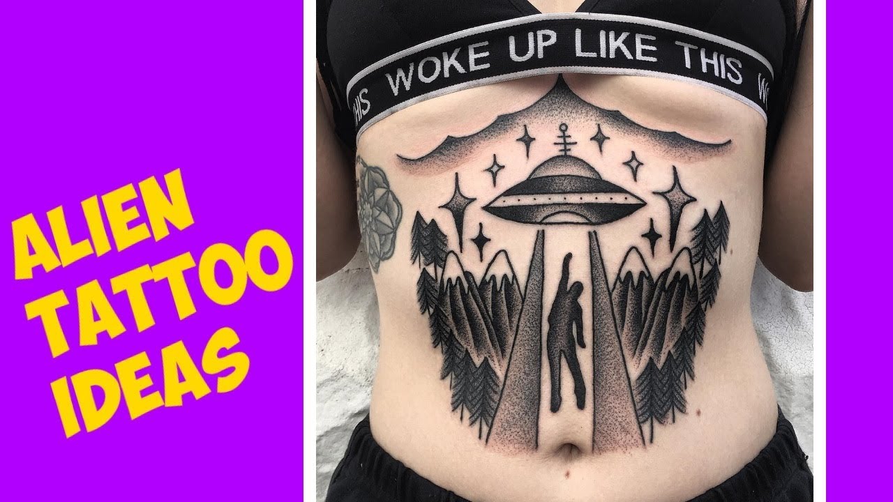 15+ Best Alien Tattoo Designs and Ideas | Styles At Life