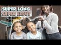5-YEAR OLD TWINS GET HAIR EXTENSIONS. FIRST TIME!