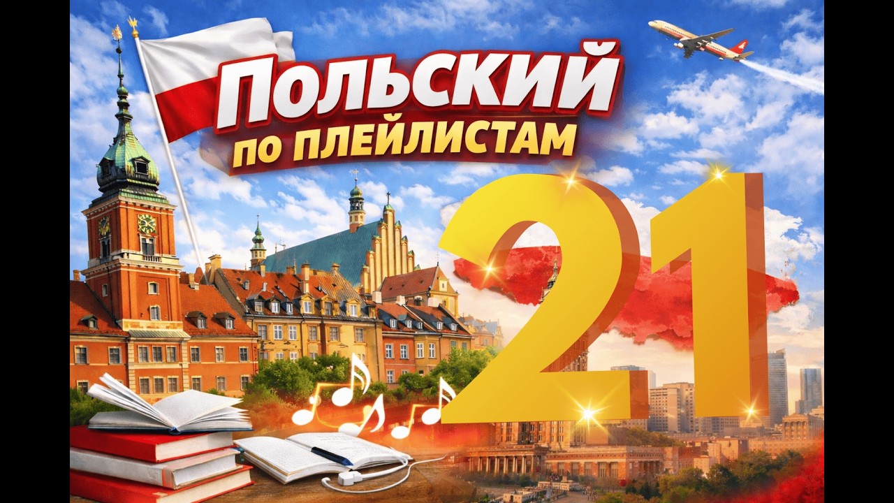 ПОЛЬСКИЙ ПО ПЛЕЙЛИСТАМ. УРОКИ ПОЛЬСКОГО ЯЗЫКА. УРОК 21