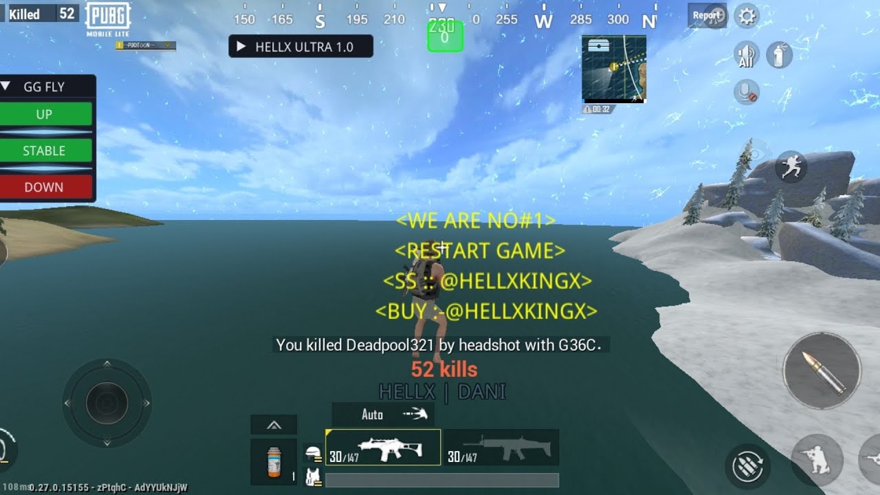 PUBG LITE SPED HACK FLY HACK FULL MEIN ID SAFE JOIN TELEGRAM CHANNEL 