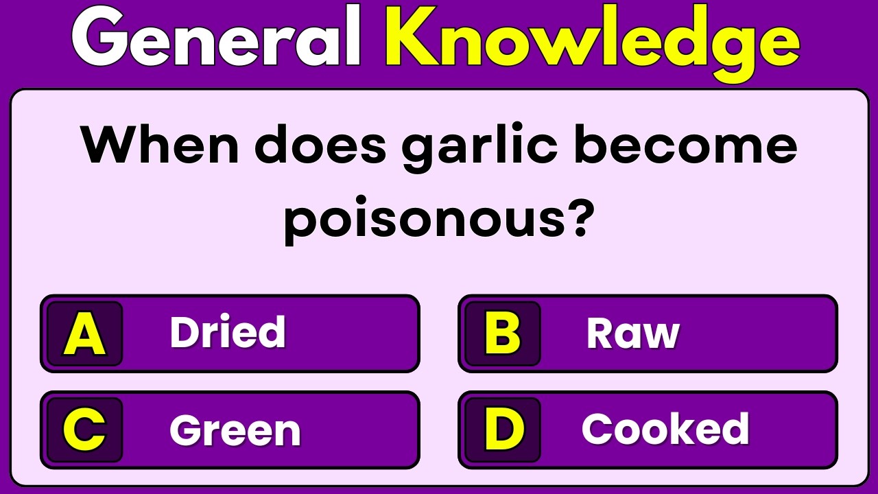 GK Quiz Challenge | Test Your Knowledge in 40 Questions! | General Knowledge Quiz