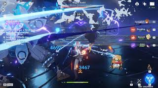 Genshin impact: Childe Xianlang Bennet Raiden