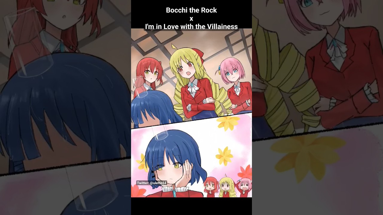 Bocchi The Rock x Wataoshi #wataoshi #bocchi #私の推しは悪役令嬢 #yuri #infinitepainter #art #anime