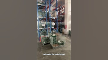 Revolutionizing Warehouse Efficiency with Narrow Aisle Racking#warehouse #racking #VNA
