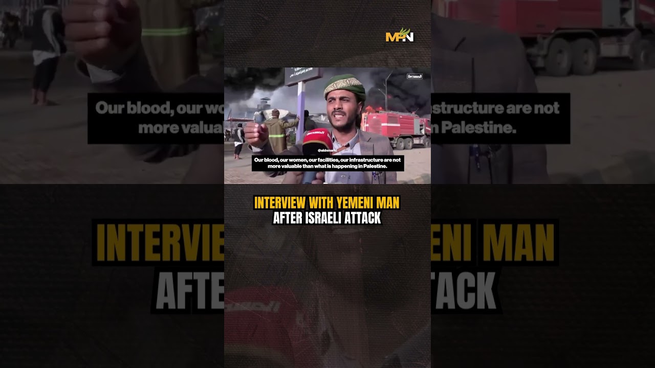 “We are not more precious than the Palestinians,” says a Yemeni man following Israeli airstrikes