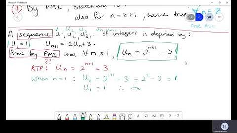 PRINCIPLE OF MATHEMATICAL INDUCTION | PMI  | PURE MATH | CAPE UNIT 2 MODULE 2