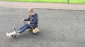 DIY Balance SCOOTER 4 WHEEL Skywalker hovercart - YouTube
