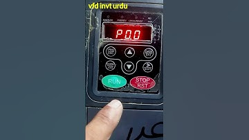 How to Reset Your VFD in 1 Minute! #vfdinvturdu