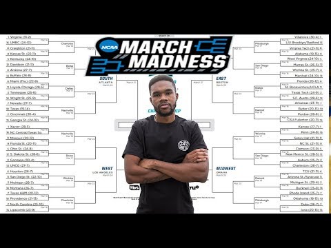 MY MARCH MADNESS TOURNAMENT PREDICTIONS!!