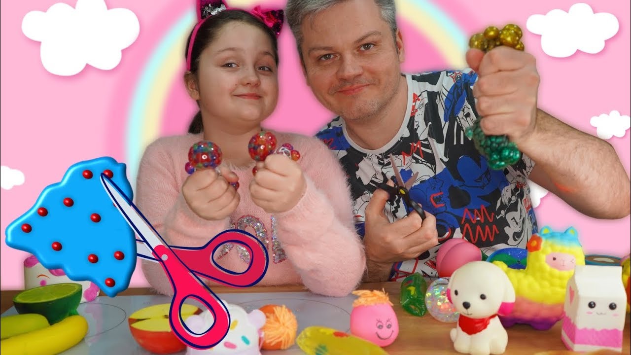 PRZECINAMY PIŁECZKI SQUISHY MESH BALL I INNE ANTYSTRESY 😃