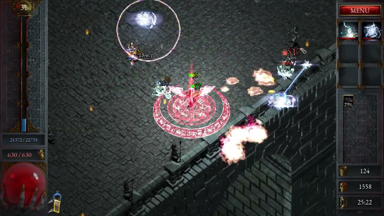 Halls of Torment, Insane "Lightning Exterminator" Build (Full Round)