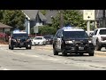 Failure to yield as california highway patrol units respond code 3