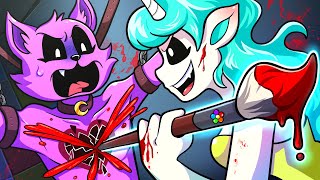 Craftycorn attacks Catnap?! | Craftycorn defeats villains with a brush | Poppy Playtime 3 Animation