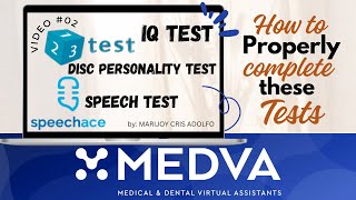 Guide to Acing IQ, DISC, and Speech Tests for MEDVA Application | Marijoy Cris Adolfo screenshot 5