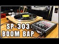 Making a sp303 beat with vinyl samples