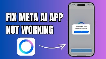 How to Fix Meta Ai App Not Working?