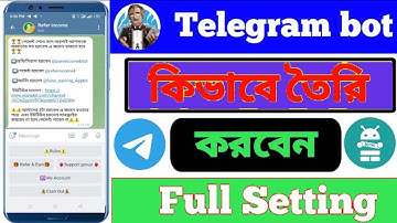How to telegram bot create 🔴 কিভাবে নিজেই টেলিগ্রাম Bot তৈরি করবেন