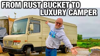 Making A Rust Bucket Vario Into A Luxurious Camper starts here