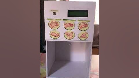 Thiết kế mô hình máy rửa tay kết hợp đo thân nhiệt tự động